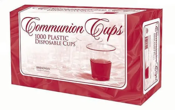 1000 verres sainte cène plastic
