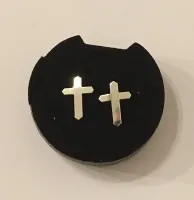 Boucles d'oreilles - croix pointue