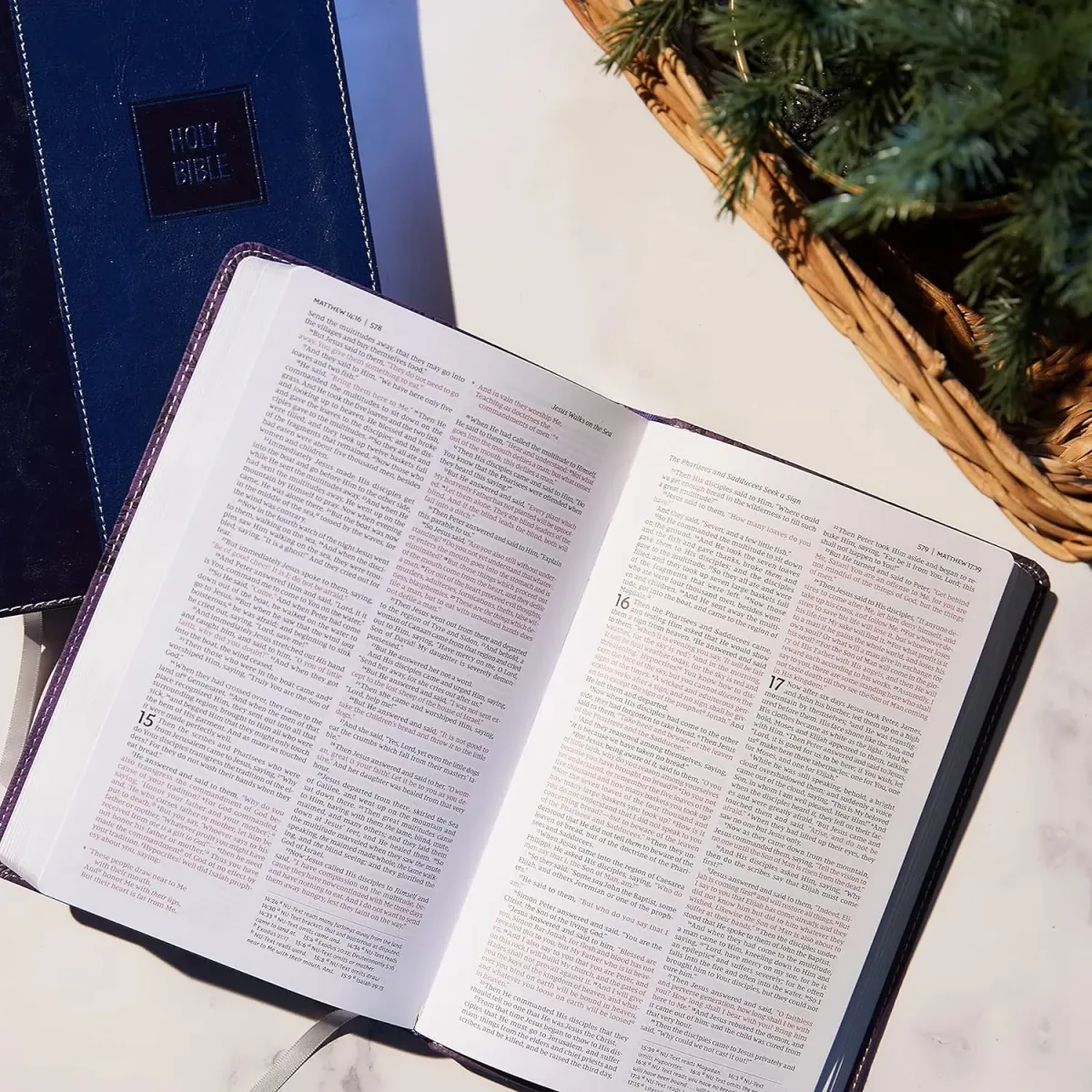 NKJV Bible deluxe gift navy