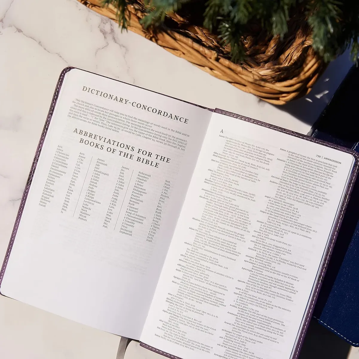 NKJV Bible deluxe gift navy