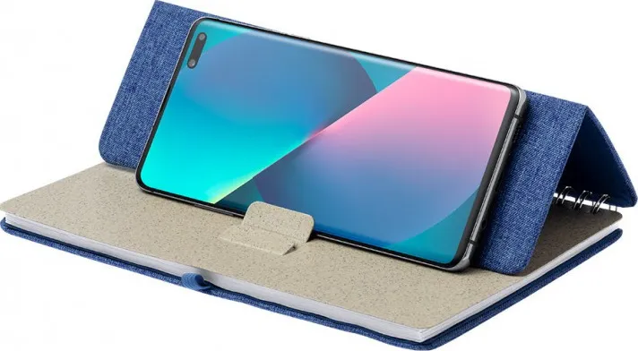 Carnet de notes bleu "Confie au Seigneur ce que tu fais..."