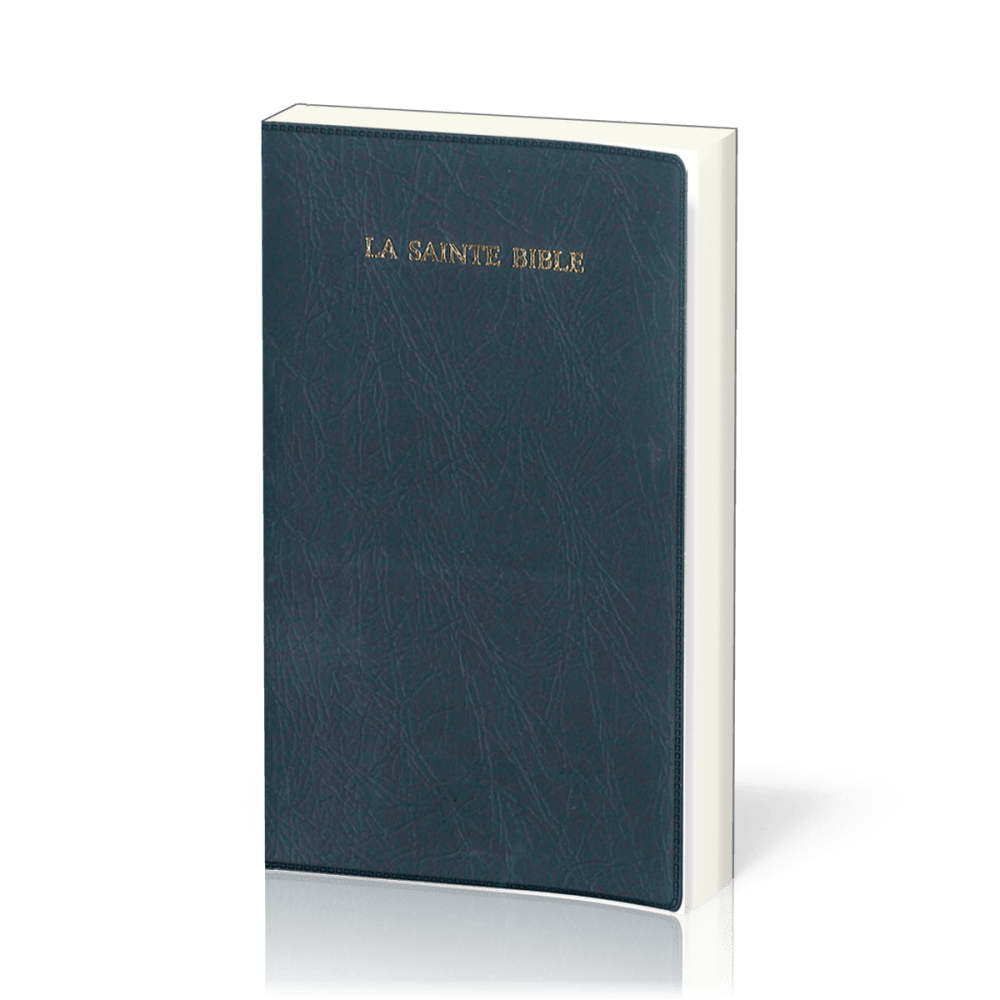 Bible Segond 1910 souple marine onglets