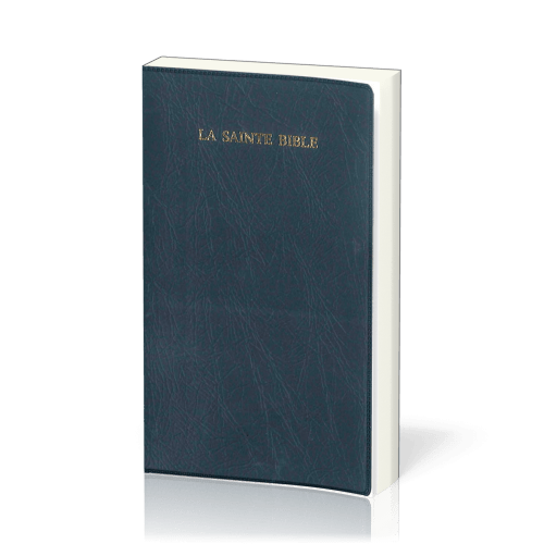 Bible Segond 1910 souple marine onglets