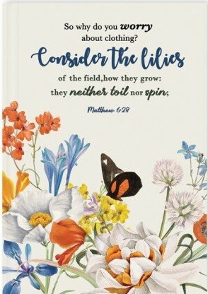 Journal Consider the lilies... - Matthew 6:28