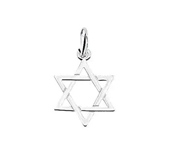 Pendentif Etoile de David argent 925 16mm