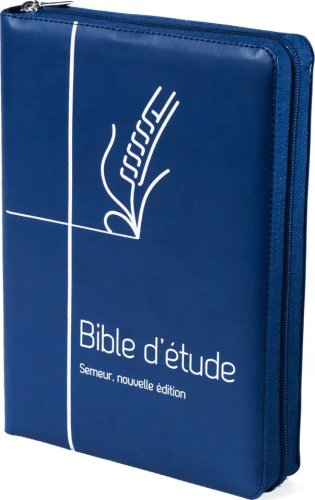 Bible Semeur Etude Bleu zip