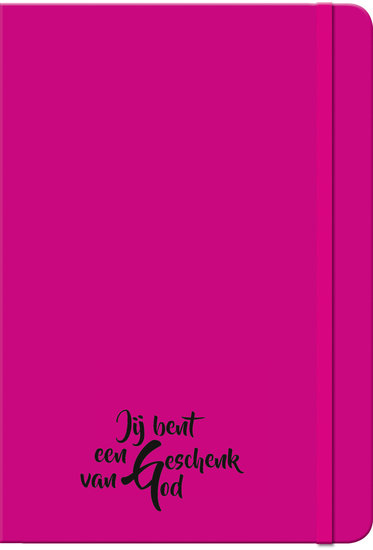 Noteboek roze Jij bent een Geschenk van God