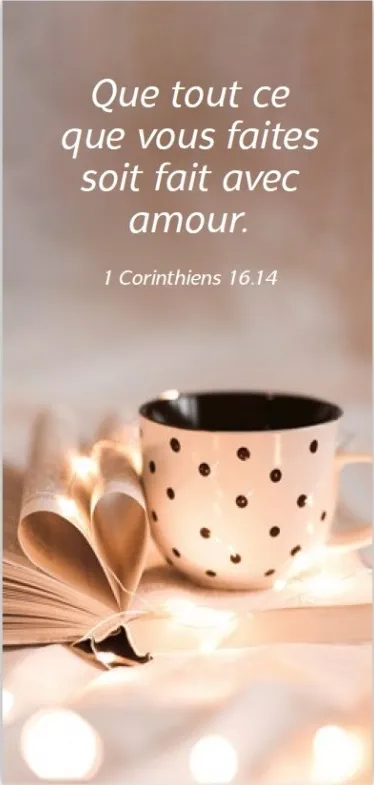 Marque-page magnet - 1 Corinthiens 16:14