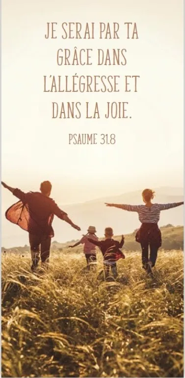 Marque-page magnet - Psaume 31:8