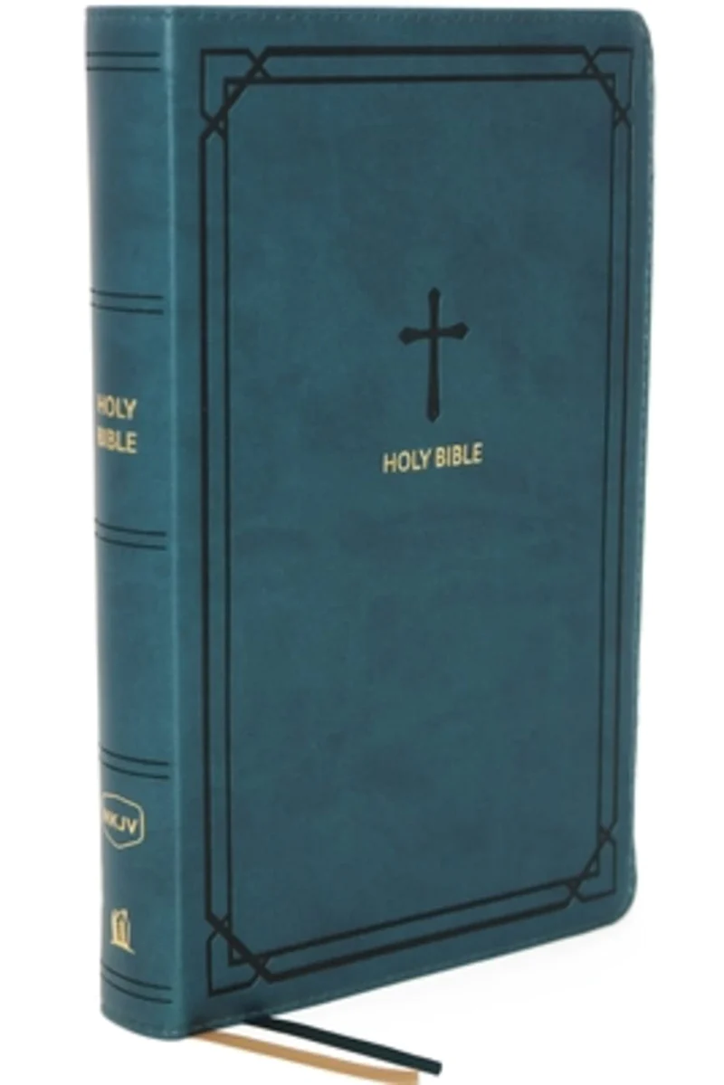 NKJV compact reference Bible teal
