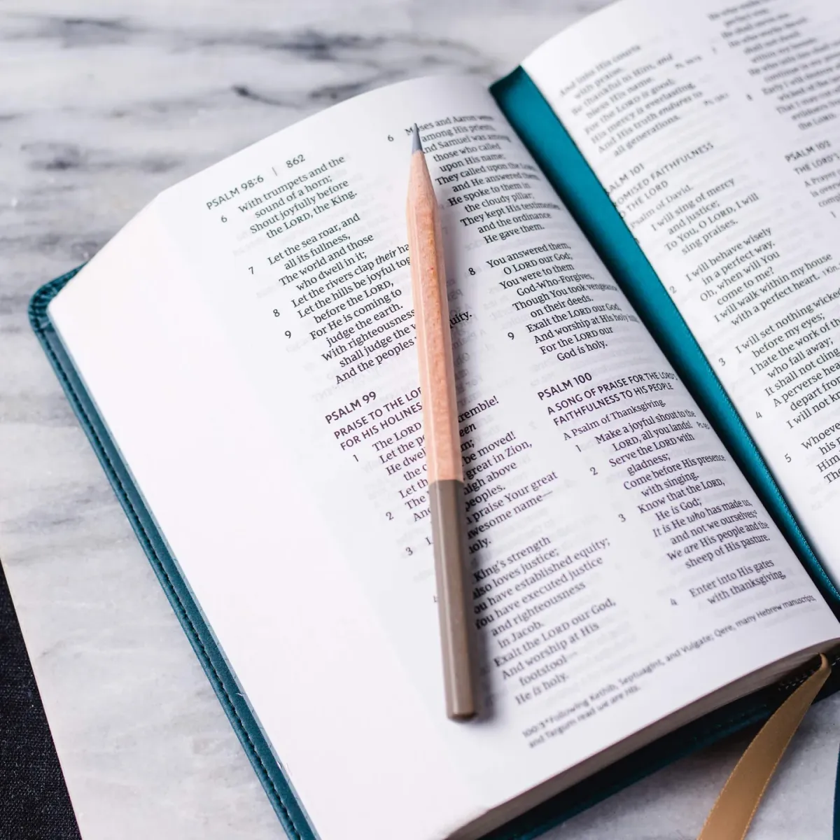 NKJV compact reference Bible teal