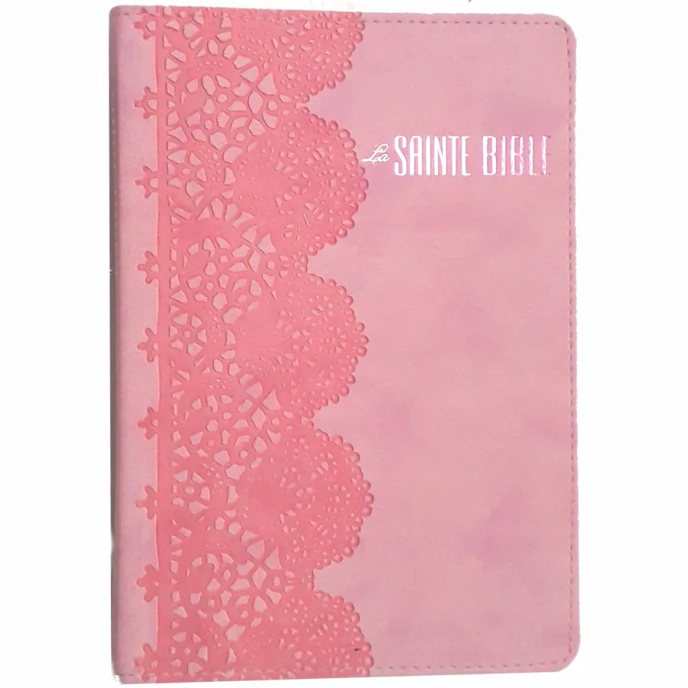 Bible Esaïe 55 souple Rose dentelles