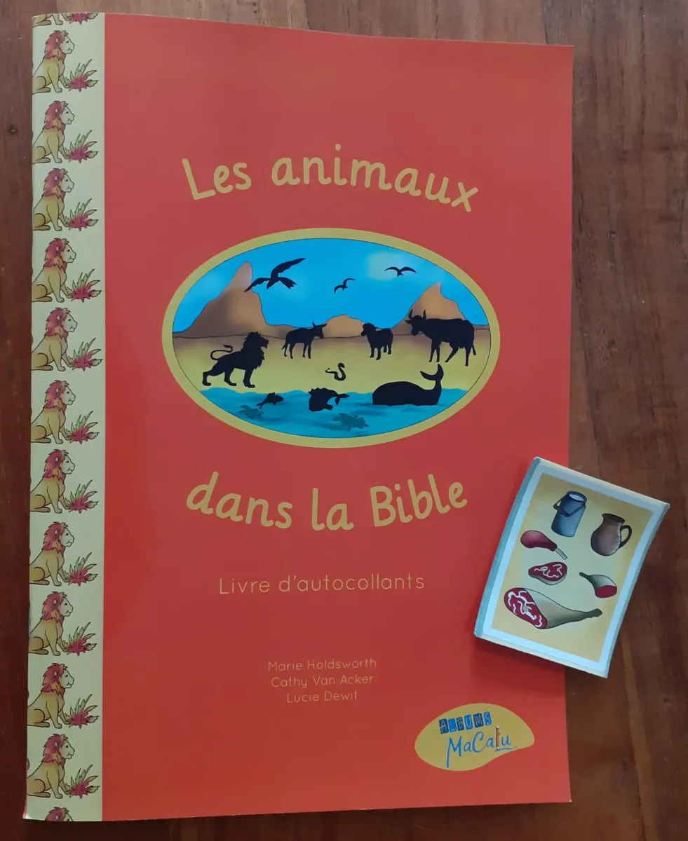 Animaux dans la Bible, Les - Livre d'autocollants