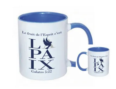 Mug Le fruit de l'Esprit c'est la paix - Galates 5:22