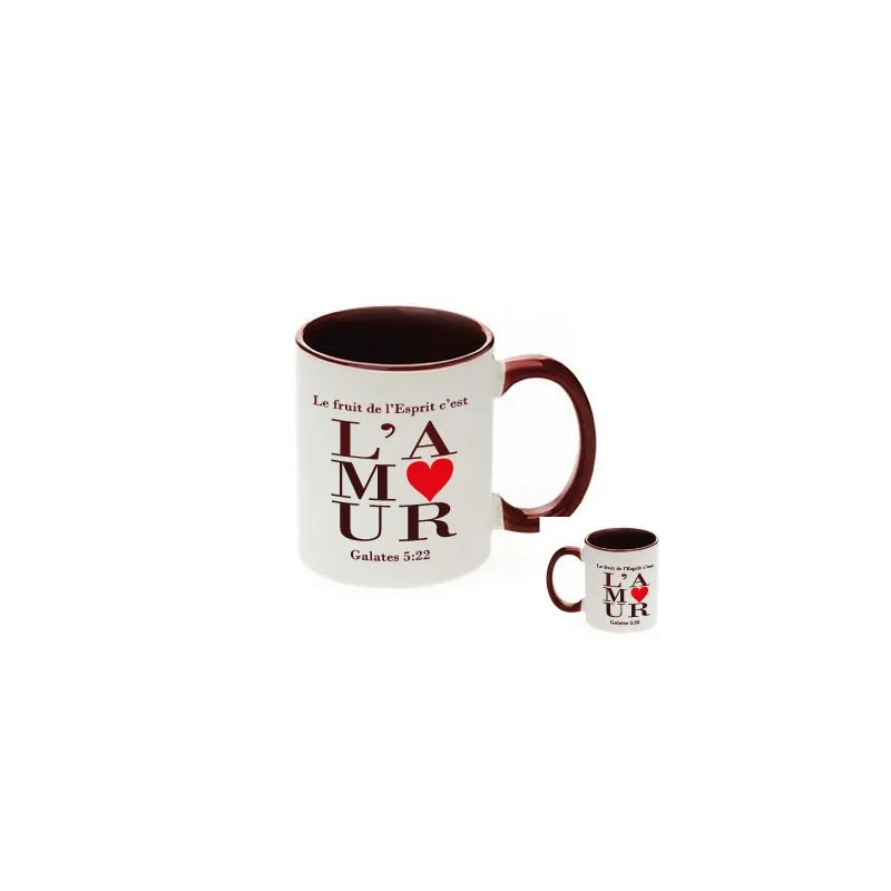Mug Le fruit de l'Esprit c'est l'amour - Galates 5:22