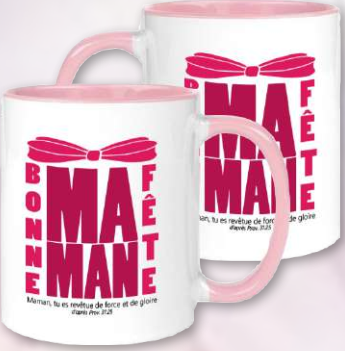 Mug maman Tu es revêtue de force et... - Prov 31:25