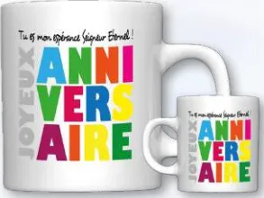 Mug anniversaire Tu es mon espérance Seigneur Eternel ! - Psaume 25:5