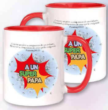 Mug papa Comme un père a compassion de ses... - Psaume 103:13