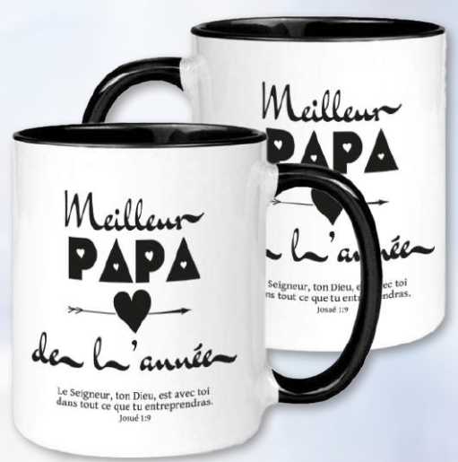 Mug papa Le Seigneur, ton Dieu est avec toi... - Jos. 1:9