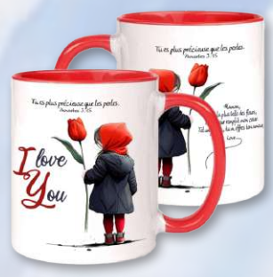 Mug maman Tu es plus précieuse... - Prov. 3:15