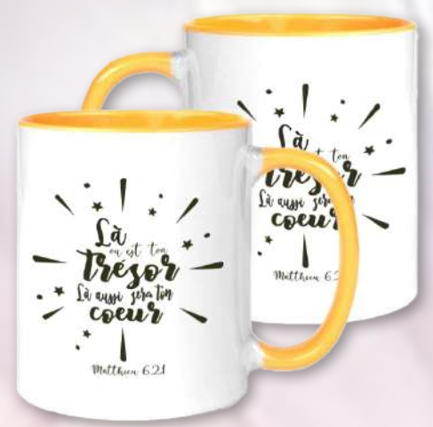 Mug Là où est ton trésor... - Matthieu 6:21