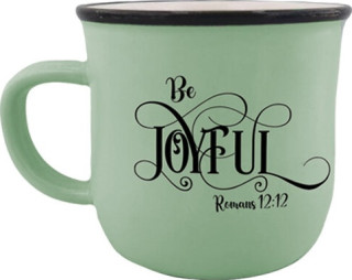 Mug ceramic Be Joyful - Romans 12:12