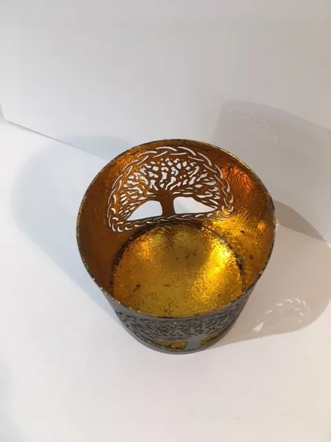 Photophore Arbre de vie sur 2 faces