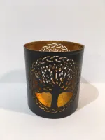 Photophore Arbre de vie sur 2 faces