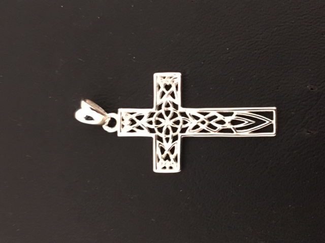 Pendentif Croix argent massif