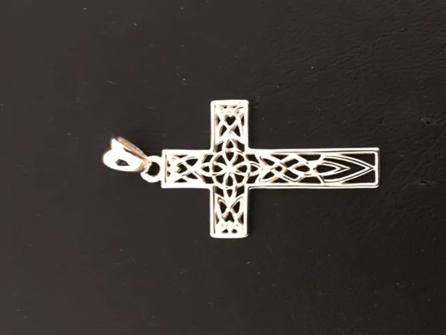 Pendentif Croix argent massif