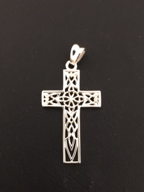 Pendentif Croix argent massif