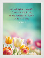 "Tu m'as fait connaître [...]" - Actes 2:28