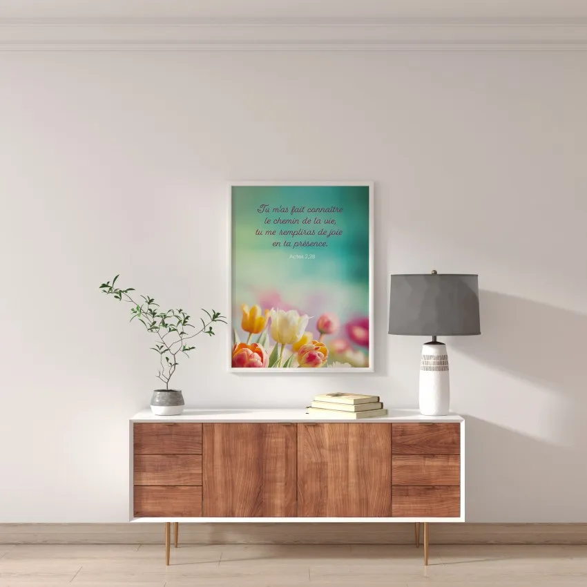 Cadre Le chemin de la vie - Actes 2:28