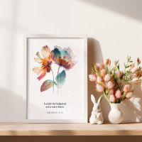 Cadre La joie du Seigneur... - Néhémie 8:10