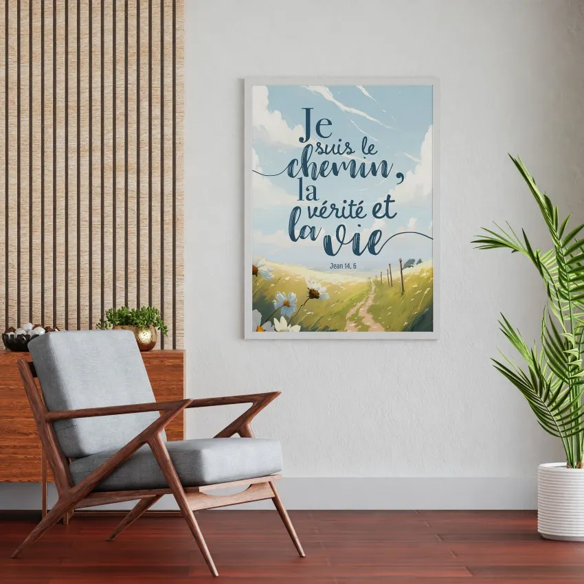 Cadre Je suis le chemin, la vérité et la vie