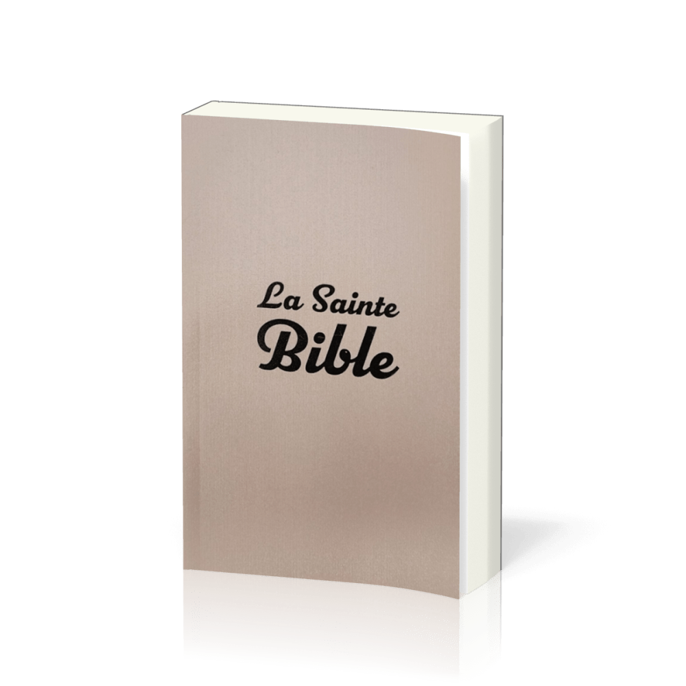 Bible Segond 1910 souple crème