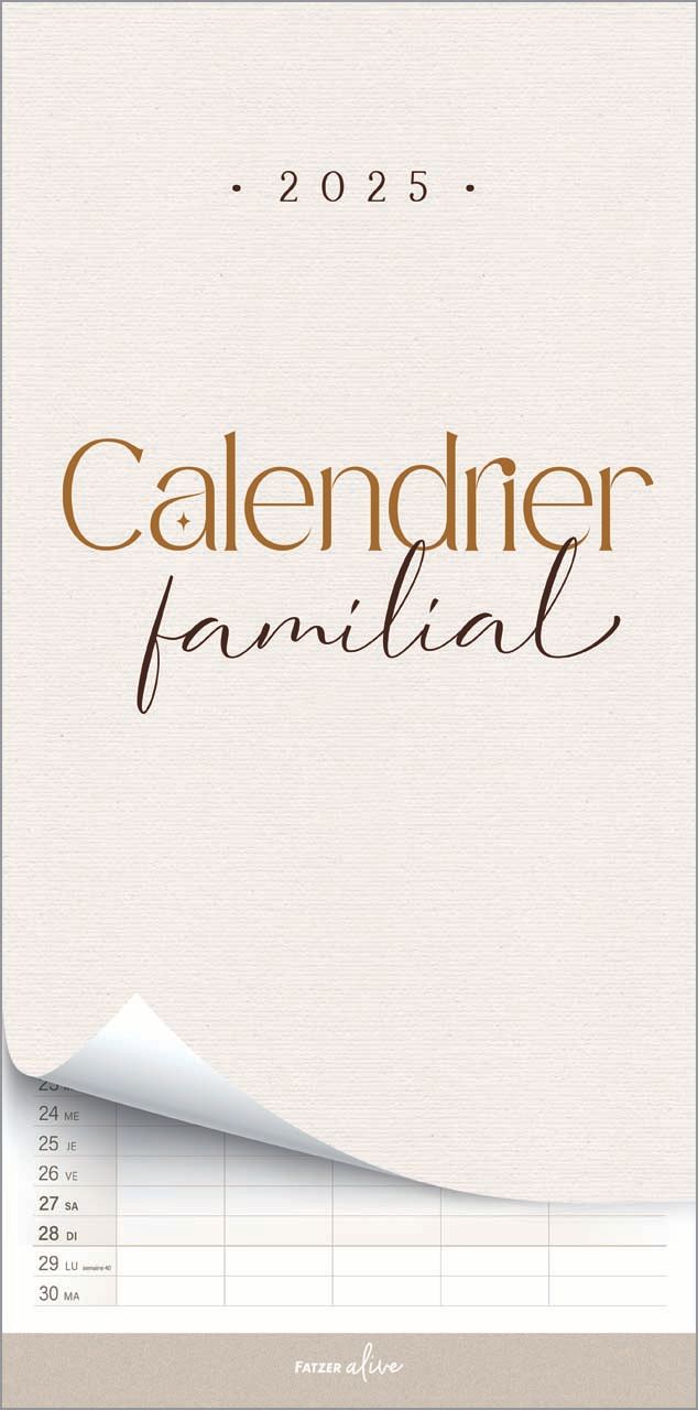 Calendrier - Familial