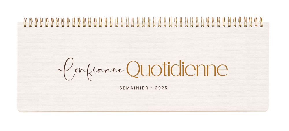 Calendrier - Confiance quotidienne (semainier)