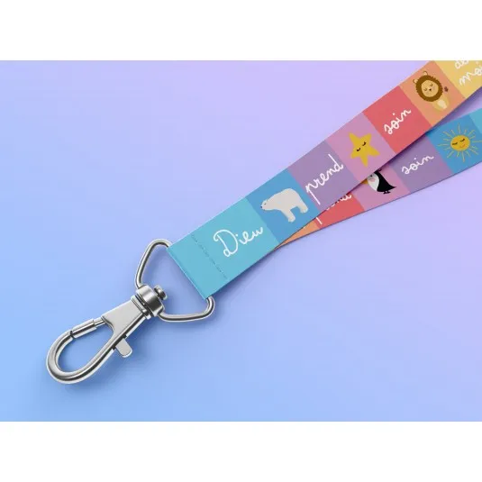 Porte-clés Dieu prend soin de moi