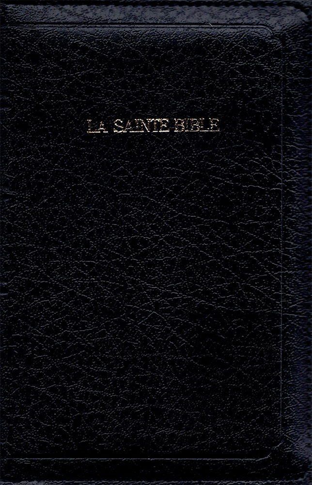 Bible Segond 1910 souple bleu zip