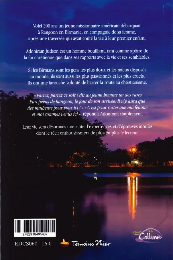 Splendeur de Dieu - Adoniram Judson en Birmanie