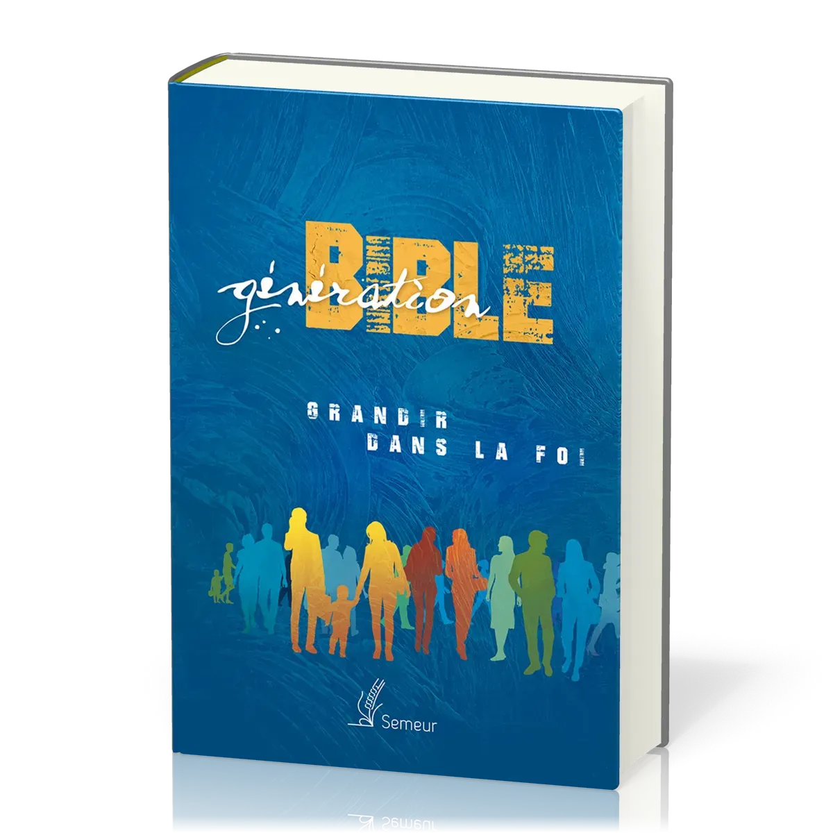 Bible Semeur Génération rigide bleu illustrée