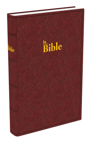 Bible Darby gros caractères rigide brun
