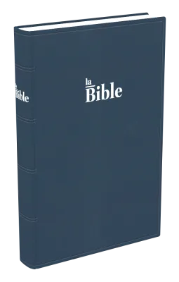 Bible Darby gros caractères souple bleu