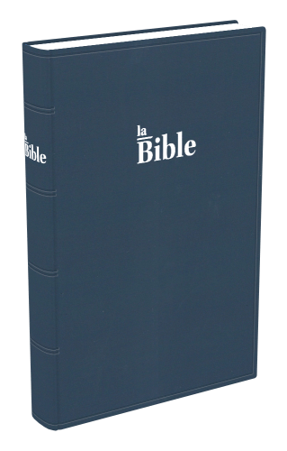 Bible Darby gros caractères souple bleu