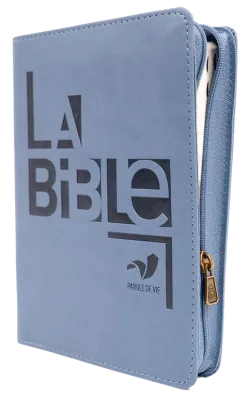 Bible PdV souple bleu onglets zip