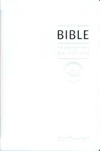 Bible TOB souple blanc or notes essentielles