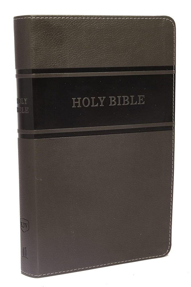 KJV Bible Imitation Leather grey