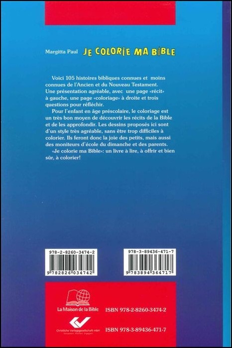 Je colorie ma Bible
