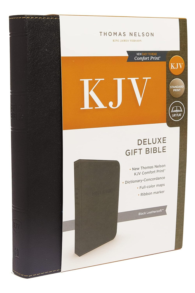 KJV Bible black imitation leather